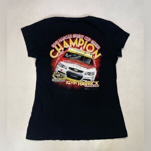 Chase Authentics NASCAR 2014 Champion Kevin Harvick T-shirt Women Medium Black